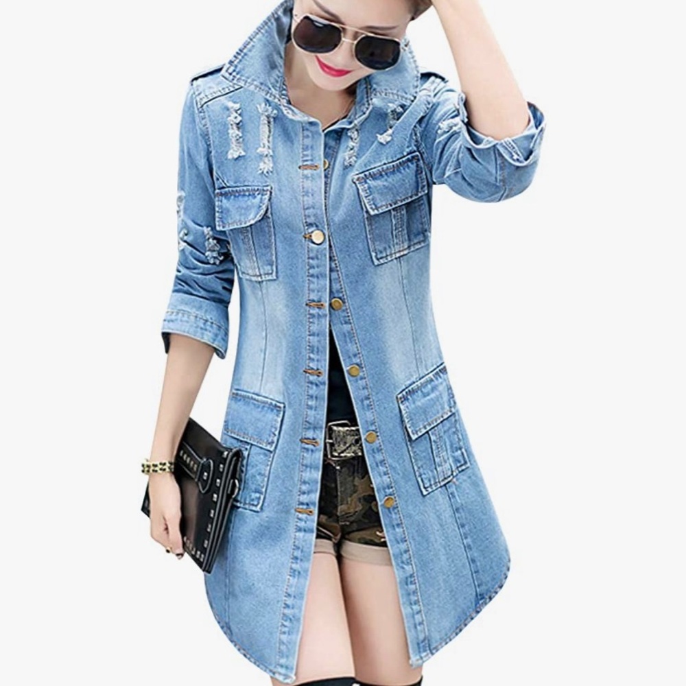 TANMING LONG DENIM JACKET
